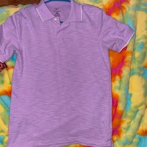 polo purple shirt